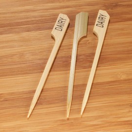 BambooMN - Dairy Marker Bamboo Paddle Pick - 3.5" (9cm) - 300 Pieces