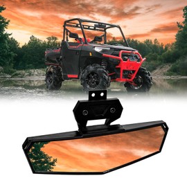 BESTAOO Ranger Rear View Mirror,UTV Rearview Center Mirror 360° Adjustable Compatible with 2017-2025 Polaris Ranger 500 570 900 XP 1000 XP/Crew/EPS