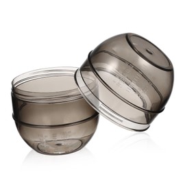 WOONEKY Double-Scale Hair Tinting Bowl Salon Mixing Cup Reusable Hair Coloring Bowl