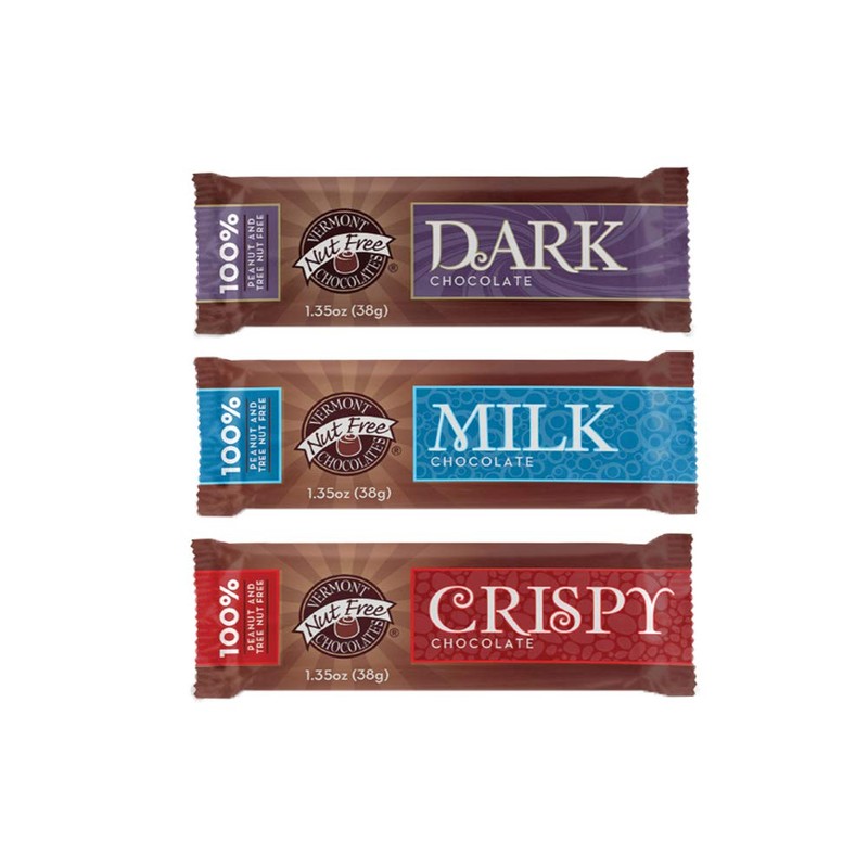 Vermont Nut Free Chocolates Small Chocolate Bar (Dark Chocolate) 1.35