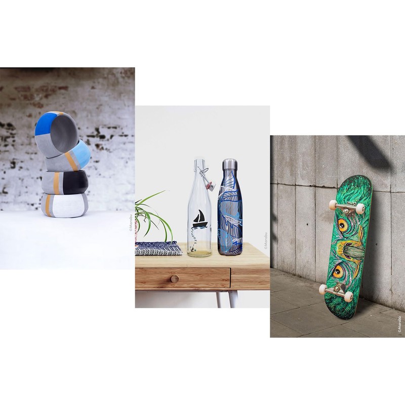 Marabu Yono Acrylic 1.5mm Marker 6 Pieces Set