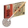 Chef Pomodoro Mini Pizza Turning Peel with Aluminum Handle for