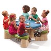 Step2 Naturally Playful Kids Picnic Table with Removable Umbrella, Indoor/Outdoor