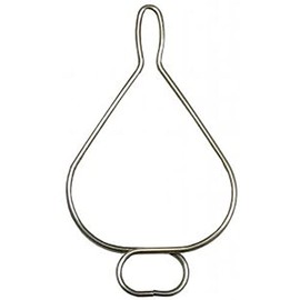 Mine Persimmon Clip, MA Type, Silver, Stainless Steel, Pack of 50