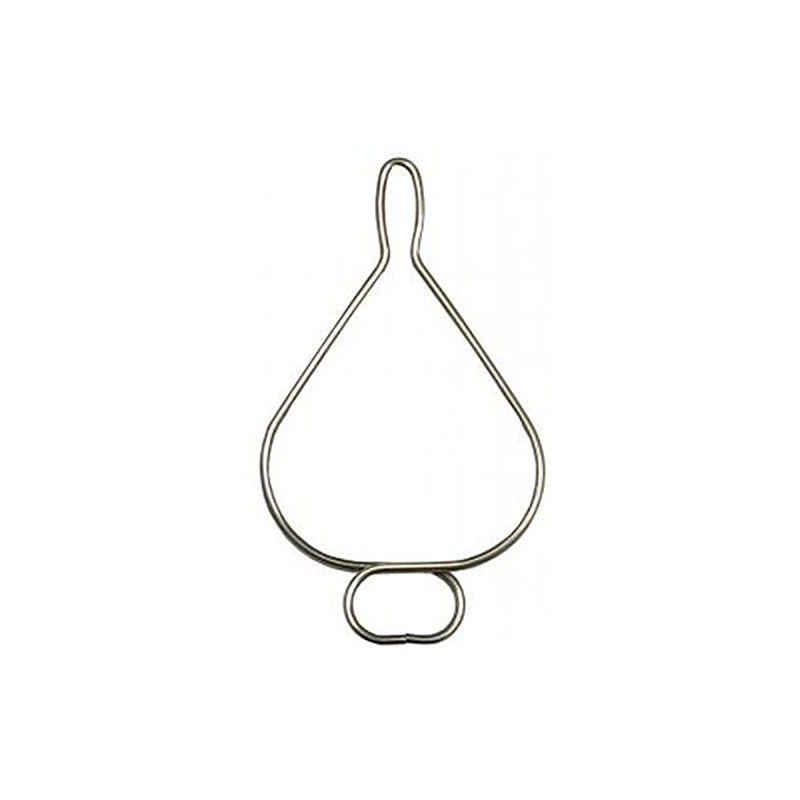 Mine Persimmon Clip, MA Type, Silver, Stainless Steel, Pack of