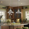 Satin Nickel Ceiling Pendant Light Adjustable Industrial Hanging Lamp Vintage