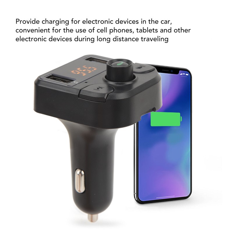 Car Bluetooth Receiver Lossless Sound Multifunctional Charging Function Music Radio