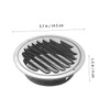 LABRIMP Exhaust Fan Cover Round Stainless Steel Rain Hat Ventilation