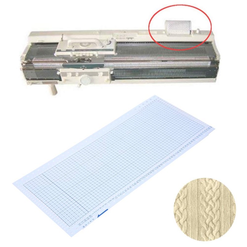 10Pcs Knitting Machine Punch Card, 24 Stitch Blank Punch Card