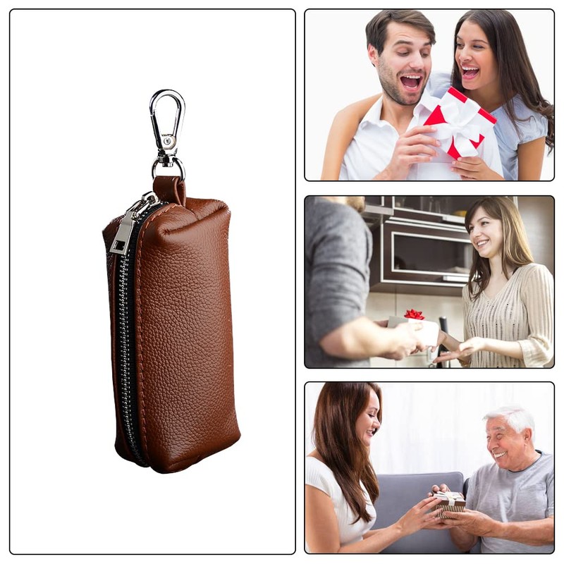 YUEXINYAN Leather Key Pouch Premium Key Holder Universal Car Key