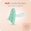 NUK - Chupetes de ortodoncia cómodos, 0-6 meses, paquete de