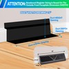 Flowild 4 Pack 15 Inch Baseboard Register (Duct Opening Size)