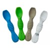Papu Baby Set De 4 Cucharas De Silicón Chicas (con