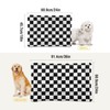 Coikll Checkerboard Pet Bed Pad Soft Dog Bed Mat with