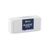 D.RECT High Polymer Plastic Eraser, Small x 24 Pieces, White,