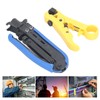 Coax Crimper Tool Kit Adjustable Coaxial Cable Crimper Stripper with