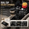 Dual Car Cup Holder Expander for Daily Driving – 360°