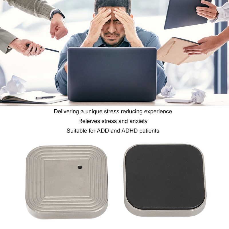 Push Slider Card Anxiety Relief Stainless Steel Portable Decompression Push