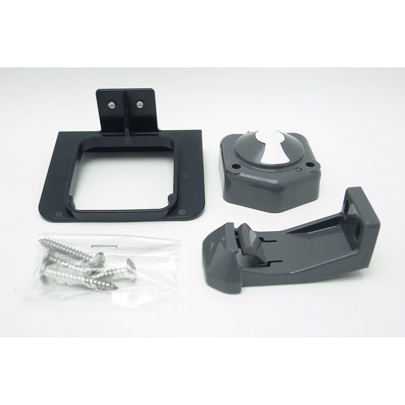 WAKI Shockproof Latch Standard Type Hinged Doors for Gray