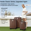 Hanke 20 Inch Expandable Carry on Luggage 22x14x9 Airline Approved