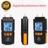 SagaSave Wood Moisture Meter, GM605 Digital LCD 2 Pin Tester,