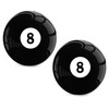 Mototo 2 Pack Billiard #8 Ball Regulation Size 2-1/4" Practice