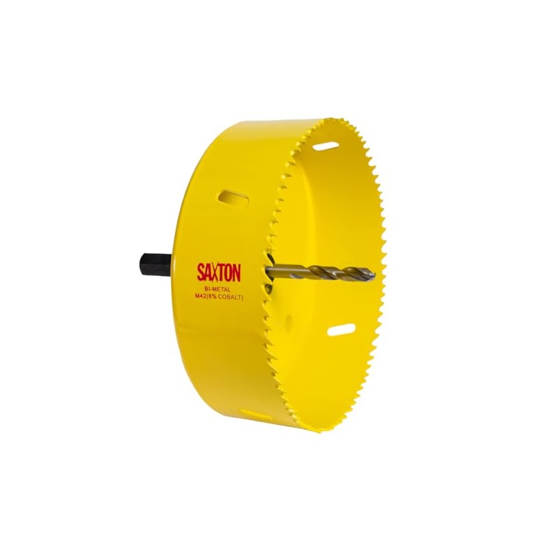 Saxton HSS Hole Saw Cutter M42 Bi-Metal 8% Cobalt Heavy