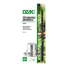 Greenstar OZAKI 18077 2 or 4 Wire Head for Brushcutters, for Wires Diameter 3.3 to 4.7 mm, Universal, Aluminium