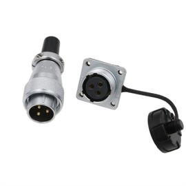 HangTon WS20 3 Pin Aviation Round Plug Socket Panel Socket 25A High Voltage Power Electrical for Automotive Outdoor Application
