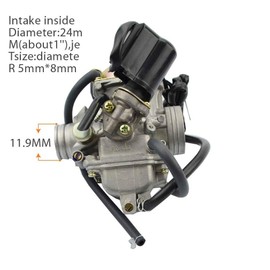 Carburetor compatible with Kandi ATV Go-kart KD-150GKA-2 KD-150FS KD-150GKH-2 KD-150GKM-2 KD-150GKR KD-200GKA-2 KD-200GKM-2 KD-200GKH-2 KD-200GKJ-2 MDL-200ASG-1 MDL-GA019-2