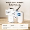 Niimbot D11-H Label Maker with Tape, Portable Wireless Connection Label