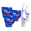 Alfaparf  3 Decolorante En Polvo 9 Tonos Amore 1500g  + Peroxido 3lt