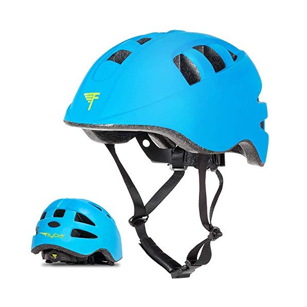 Flybar Junior Helmets for Kids (Blue, Medium)
