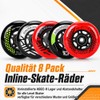 Inline Skate Wheels 80 mm 76 mm 72 mm -