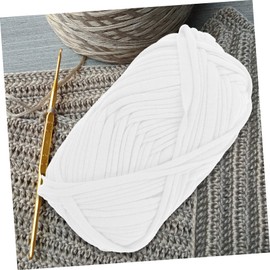 TEHAUX 4rolls Thick Yarns for Handicraft Creative Flat String for Knitting Weaving and Crocheting Each and Washable Craft Supplies