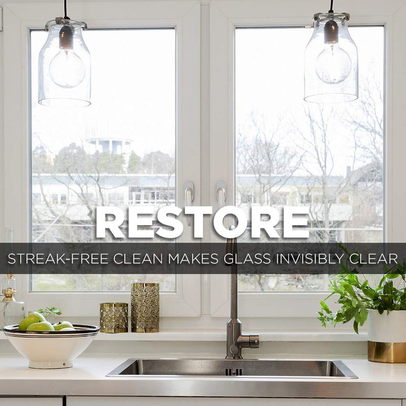 Weiman Glass Cleaner - 19 Ounce (6 Pack) - Safe