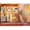 24 inch (4 Pack) All Clear Acrylic Curtain Pull Wand