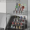 Acrylic Tiered Display Stand Shelf, 12” Acrylic Perfume Stand Organizer