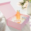 5 Pack Pink Gift Box with Magnetic, 10.5x7.5x3.1 Inches Gift