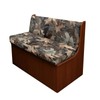 SUITOSELFY Forest Camo RV Seat Covers Dinette Booth Cushions Stretch