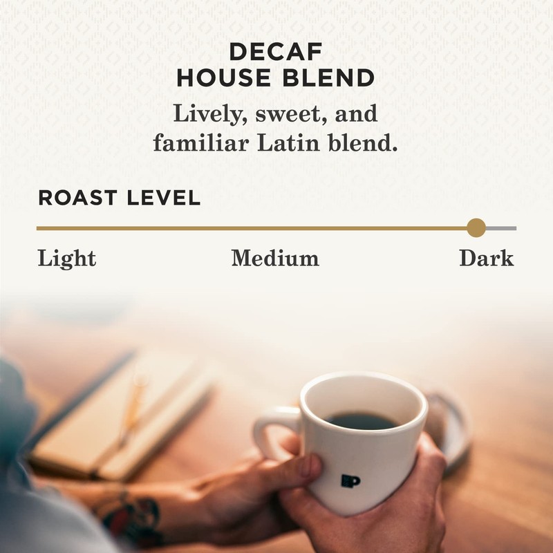 Peet's Coffee, Dark Roast Decaffeinated Coffee K-Cup Pods for Keurig