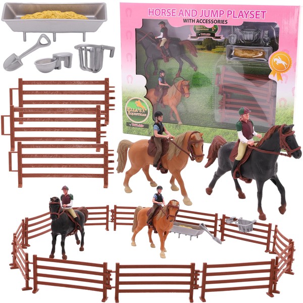 Toyland® Horse & Jump Fence Play Set with Accessories -