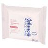 Johnson's Face Care Makeup Be Gone Refreshing Wipes, Pack of