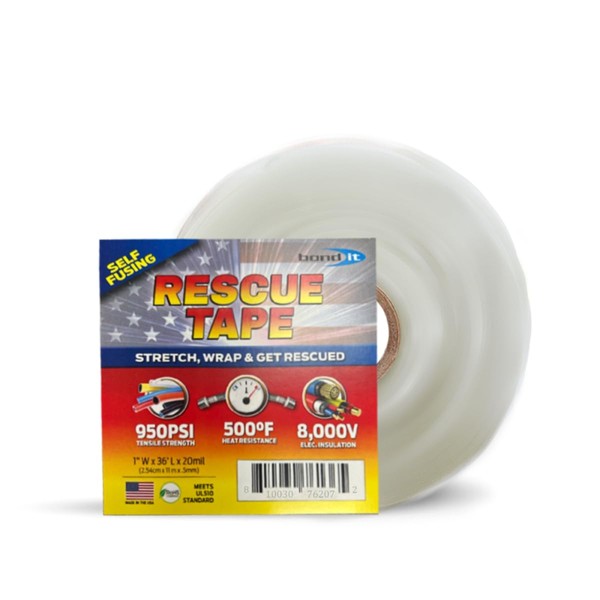 Bond It Rescue Tape, Self-Fusing Silicone Tape, Emergency Plumbing Pipe