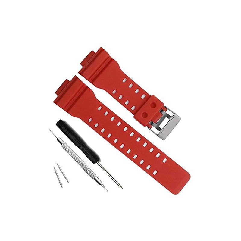 Tyogeephy Natural Resin Replacement Bracelet for Casio Men's G-Shock GD120/GA-100/GA-110/GA-100C