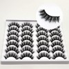 Losha Eyelashes Natural Look Faux Mink Lashes Pack Handmade Fluffy