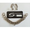 S-Products Double Link Curb Chain and Hooks Set For Pelham