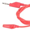 4mm Banana to Crocodile Clip Test Lead Stackable Soft Flexible