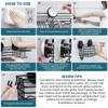 TAILI Shower Caddy Suction Cup 2 Pack with Hooks &