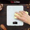 ACCUWEIGHT 201 Digital Kitchen Scales Food Scale with Tempered Glass
